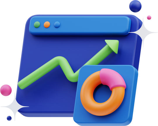 Business Icon, Dashboard, 3d Illustration